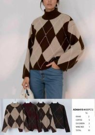 Swetry damskie (Uniwersalny/10 szt)