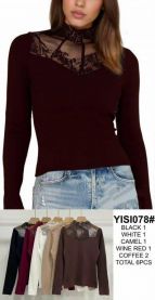 Swetry damskie (Uniwersalny/6 szt)