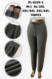 PLUS_Spodnie dresowy damskie (M-6XL/12szt)