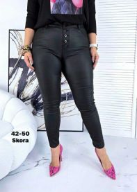 Spodnie ekoskóra damskie (42-50/10szt)