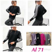 Swetry damskie (L-3XL/12szt)