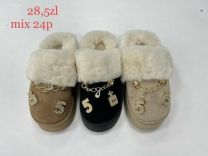 Kapcie zakryte palce damskie (36-41/24P)