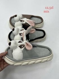 Kapcie odkryte palce damskie(36-41/36P)