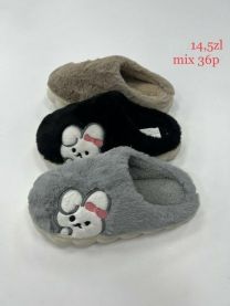 Kapcie zakryte palce damskie (36-41/36P)