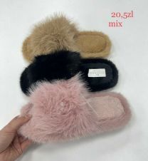 Kapcie odkryte palce damskie(36-41/36P)