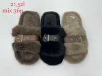 Kapcie odkryte palce damskie(36-41/36P)