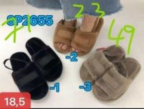 Kapcie odkryte palce damskie(36-41/24P)