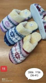 Kapcie zakryte palce damskie (36-41/36P)