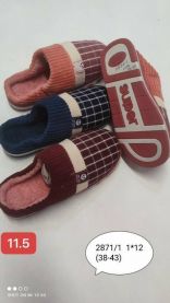 Kapcie zakryte palce damskie (38-43/12P)