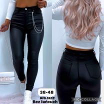 Spodnie ekoskóra damskie (38-48/10szt)