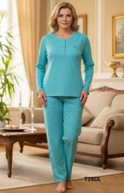 Piżama damska -ocieplana (M-3XL/10Kompletów)