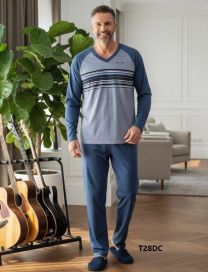 Piżama męska-ocieplana (M-3XL/10kompletów)