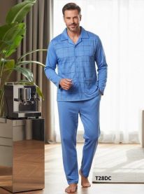 Piżama męska-ocieplana (M-3XL/10kompletów)