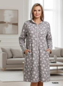 Szlafrok Damskie-ocieplana (M-3XL/10szt)