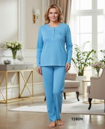 Piżama damska -ocieplana (M-3XL/10Kompletów)