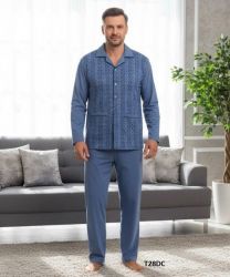 Piżama męska-ocieplana (M-3XL/10kompletów)