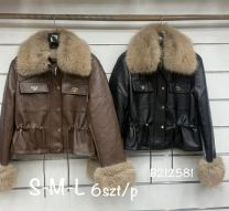 Kurtka ekoskóry damskie (S-L/6szt)