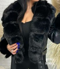 Kurtka ekoskóry damskie (S-L/3SZT)