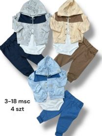 Komplet niemowlęcy Turecka (3-18M/12kpt)