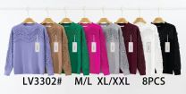 Swetry damskie (M-2XL/8szt)