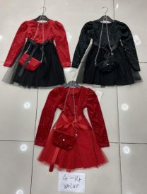 Sukienki dzieci (4-14LAT/6szt)