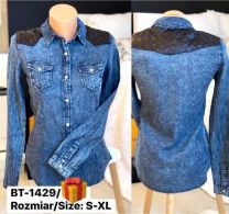 Koszula jeansowa damska (S-XL/12szt)