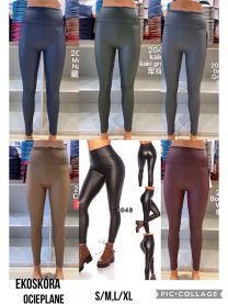 Spodnie ekoskóra damskie (S-XL/12szt)