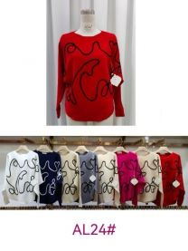 Swetry damskie (L-3XL/12szt)