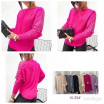 Swetry damskie (L-3XL/12szt)