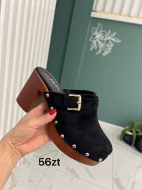 Klapki na obcasie (36-41/12P)