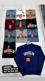 Bluzy bez kaptura męskie (M-3XL/10szt)