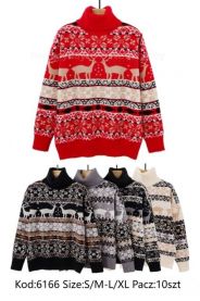 Swetry damskie (S-XL/10szt)