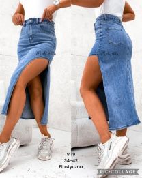 Spódnice jeansowe damskie (34-42/10szt)