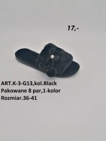 Kapcie odkryte palce damskie(36-41/8P)