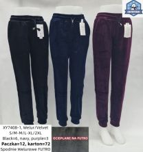 Spodnie welurowy (S-2XL/12szt)