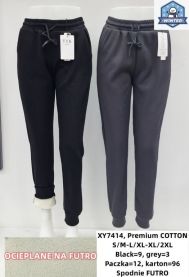 Spodnie dresowy damskie (S-2XL/12szt)