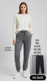 PLUS_Spodnie dresowy damskie (XL-5XL/12szt)