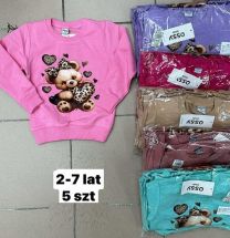 Bluzy Dziecięce Turecka (2-7LAT/10szt)