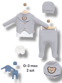 Komplet niemowlęcy Turecka (0-3M/12kpt)