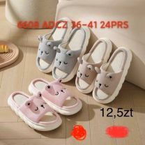 Kapcie odkryte palce damskie(36-41/24P)
