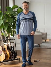 Piżama męska-ocieplana (M-3XL/10kompletów)