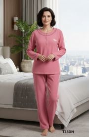 Piżama damska-ocieplanie (M-3XL/10kompletów)