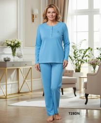 Piżama damska-ocieplanie (M-3XL/10kompletów)