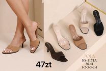 Klapki na obcasie (36-41/12P)