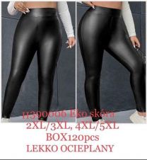 Spodnie ekoskóra damskie (2XL-5XL/12szt)