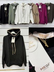 Bluzy z kapturem włoskie (uniwersalny/6szt)