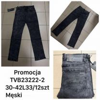 Spodnie jeans męskie (30-42/12szt)