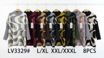 Swetry damskie (L-3XL/8szt)