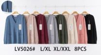 Swetry damskie (L-2XL/8szt)