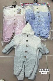 Kombinezony Niemowlęce Turecka (68-80/12szt)